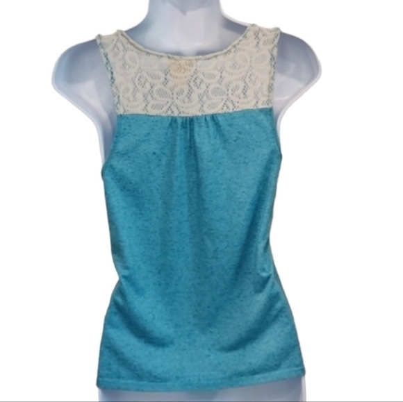 Mossimo Lace Accent Knot Front Top - Picture 5 of 6